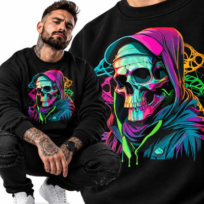 BLUZA HORROR SKULL ONE 7